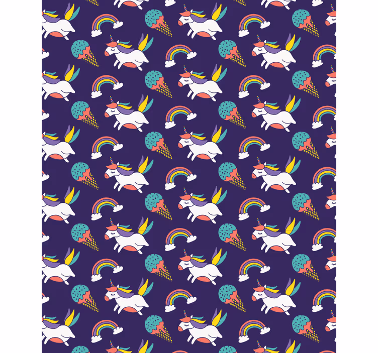 Store enfants motif de licorne - TenStickers