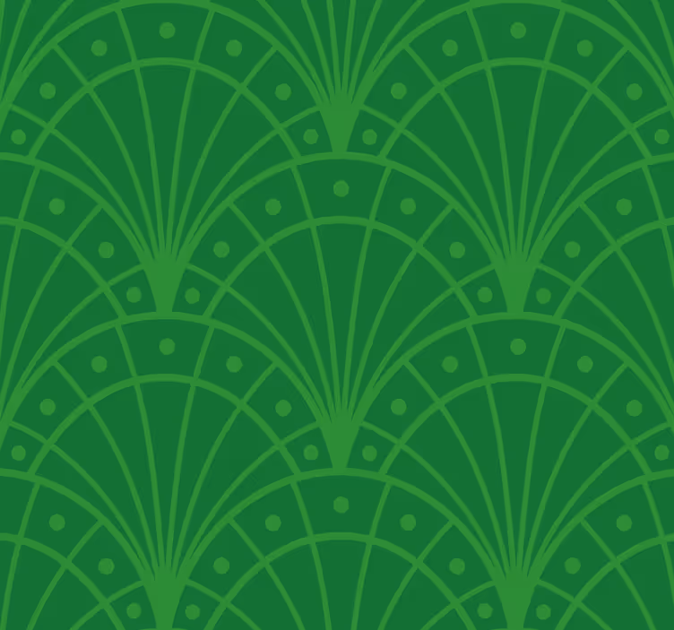 Store vert art déco - TenStickers