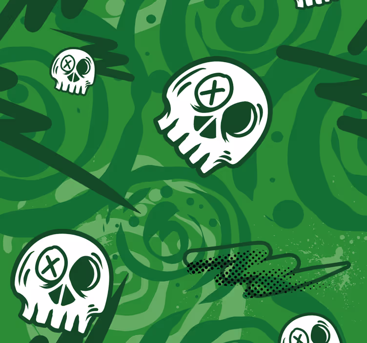 Store pour jeunes crânes de graffitis - TenStickers