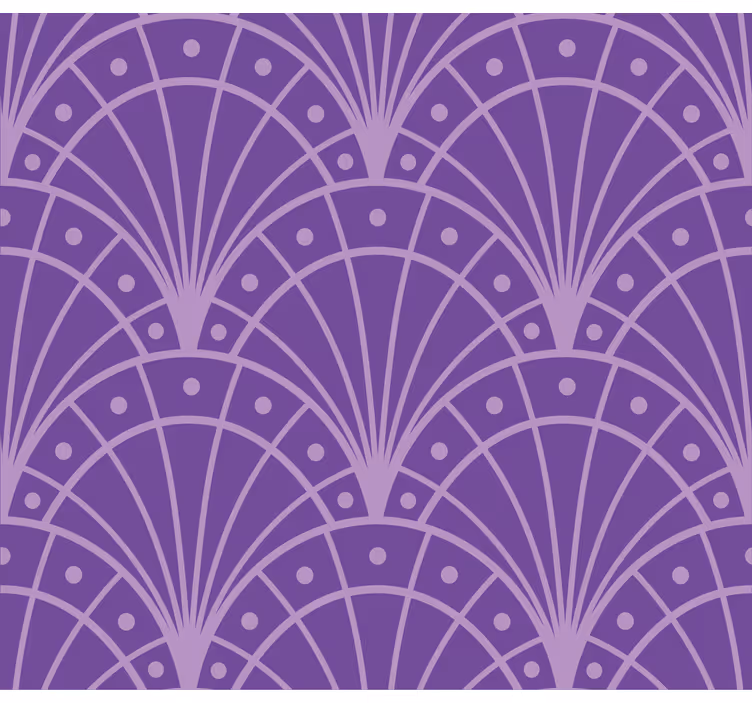 Store salon art déco minimaliste lilas - TenStickers