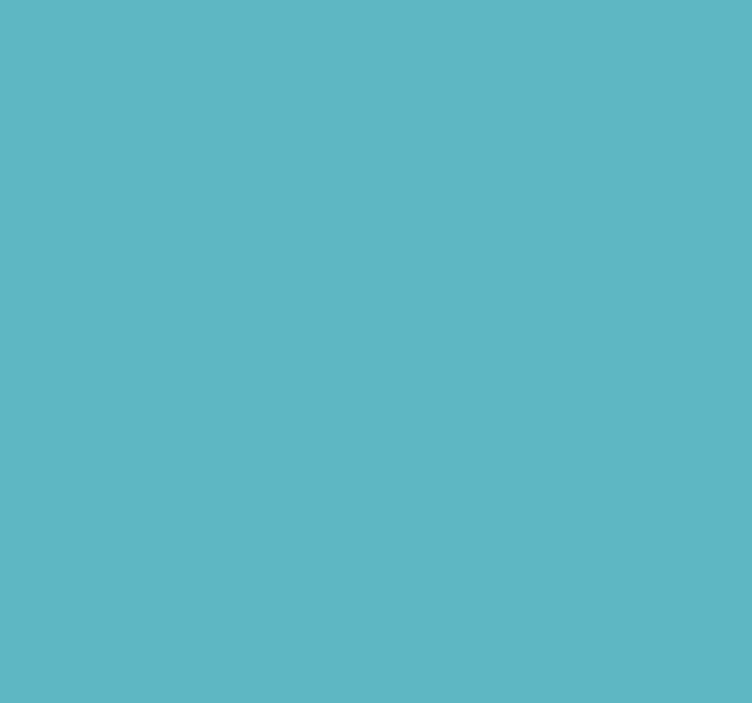 Store turquoise couleur plate - TenStickers
