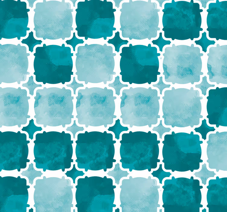 Store salon carreaux d'aquarelle - TenStickers