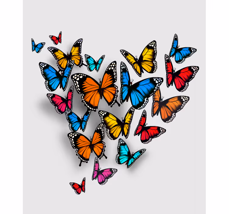 Store enrouleur papillon lumineux et coloré - TenStickers