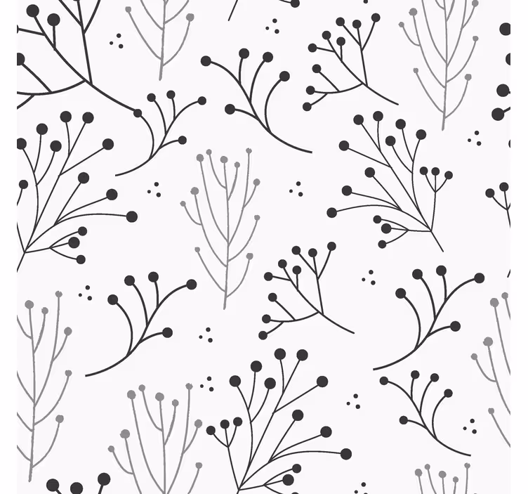 Store moderne floral minimaliste - TenStickers