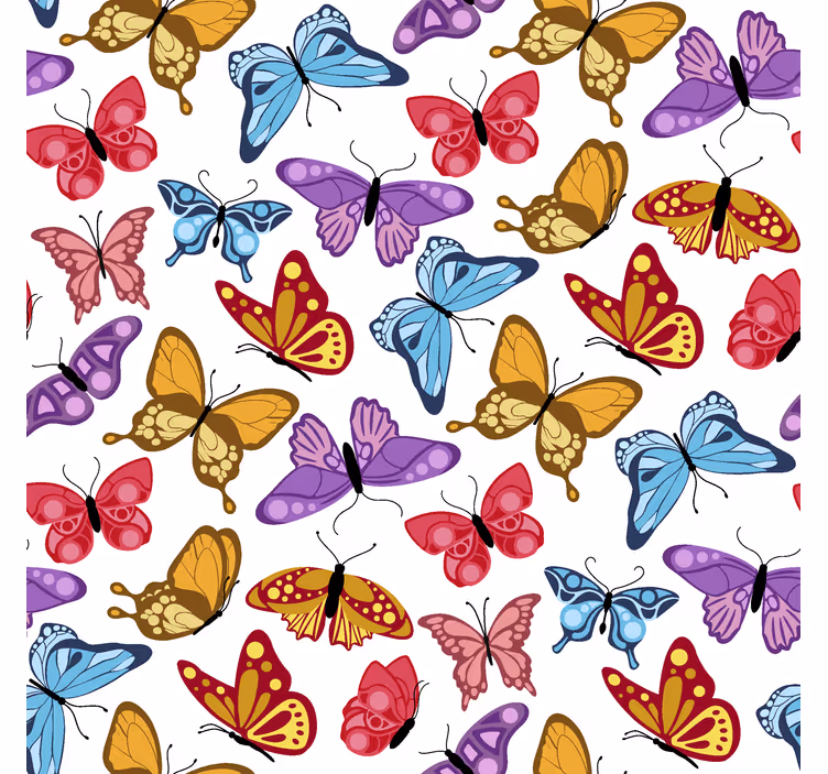 Store papillon conception colorée - TenStickers