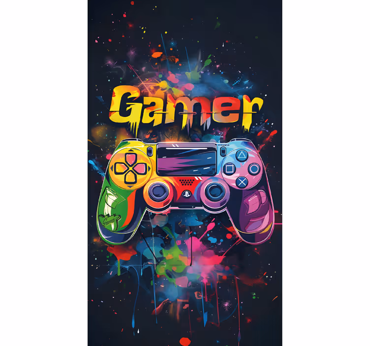 Store geek contrôle multicolore - TenStickers