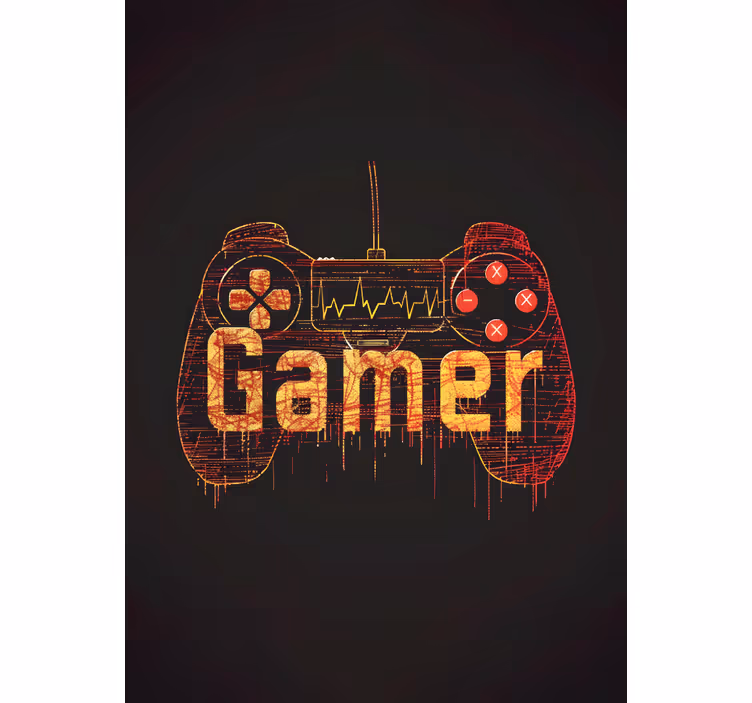 Store geek le battement de coeur du joueur - TenStickers