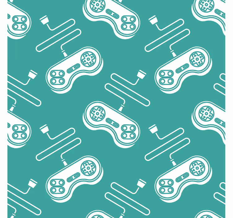 Store geek motif de commandes rétro blanc - TenStickers