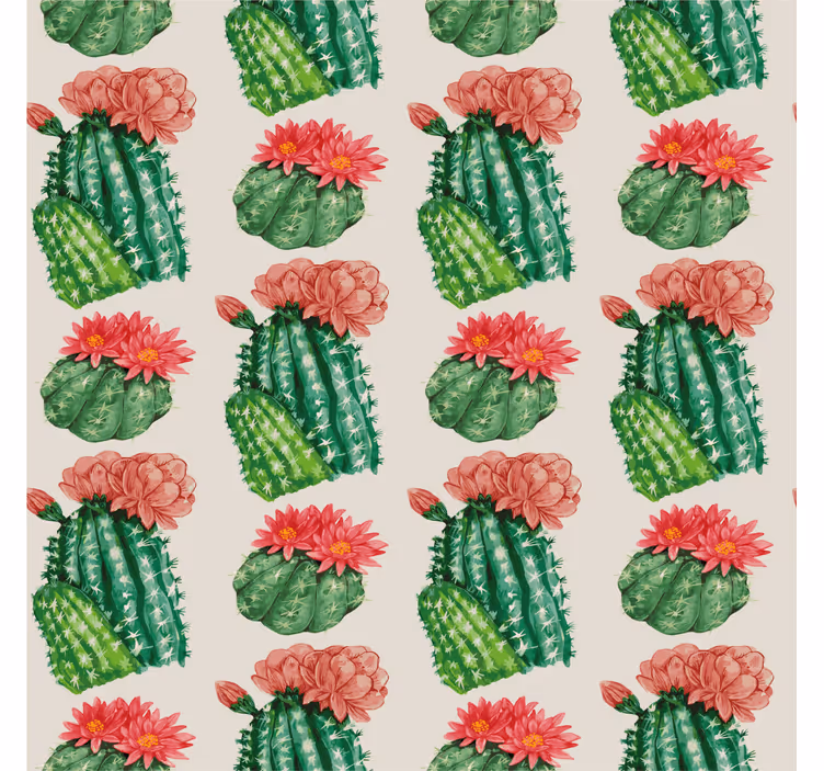 Store cactus floral du désert - TenStickers