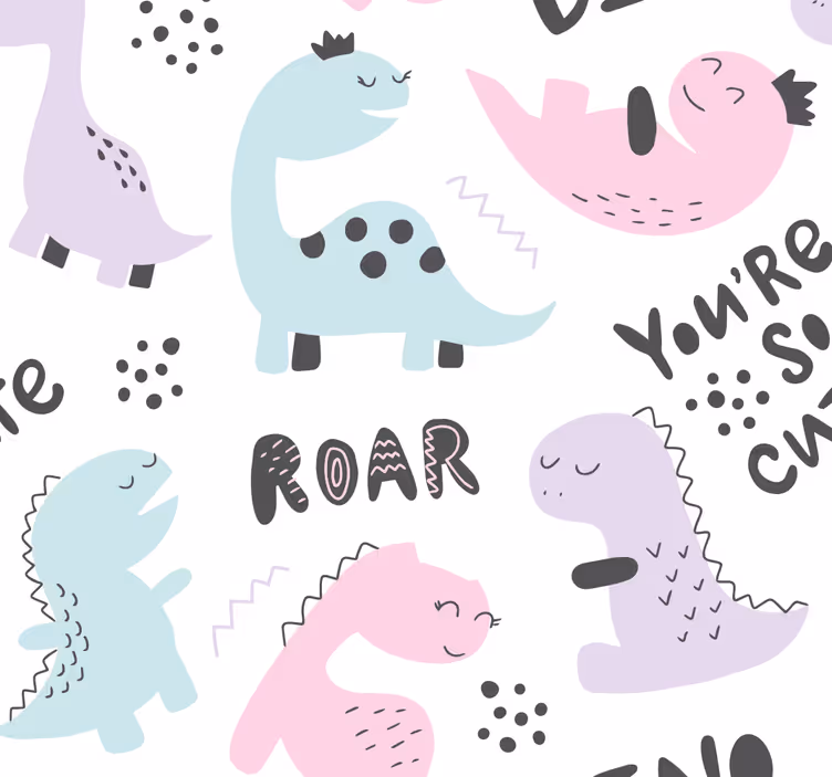 Store enrouleur dinosaures princesse dinosaure - TenStickers