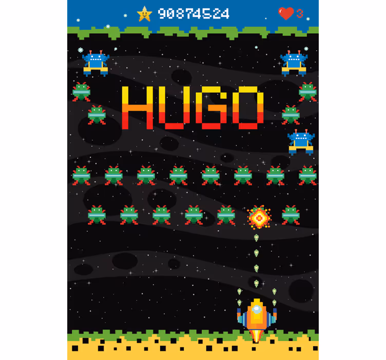 Store enrouleur geek Écran d'arcade 8 bits - TenStickers