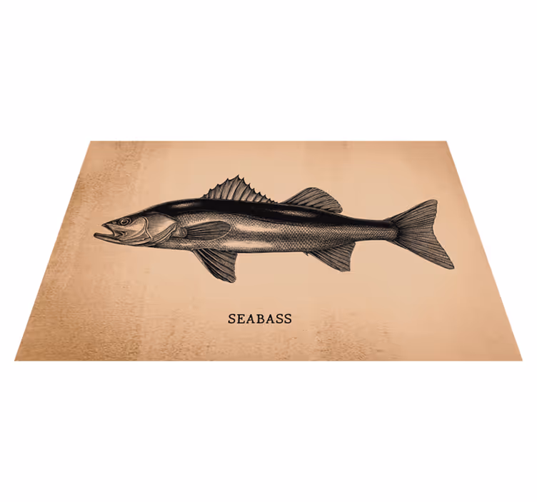 Set de table original illustration de bar sauvage - TenStickers