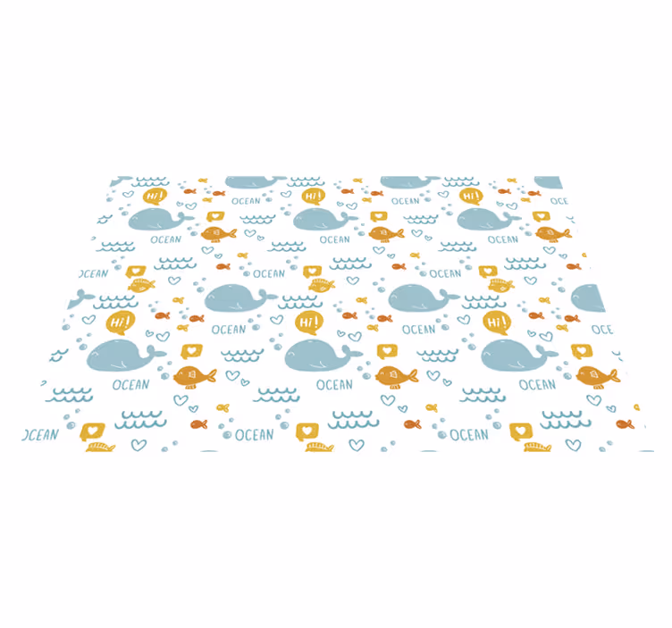 Set de table enfant créatures de l'océan - TenStickers