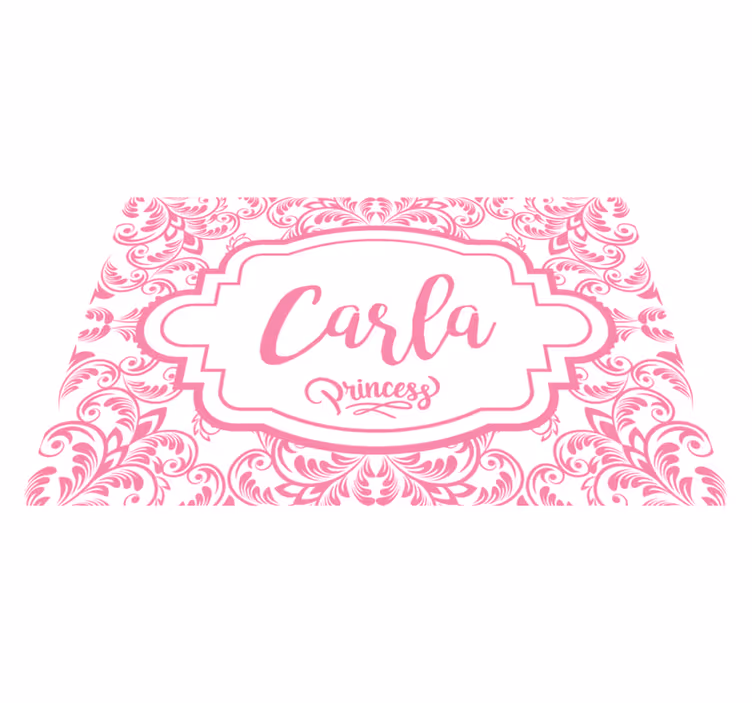 Set de table avec prénom design de nom élégant - TenStickers