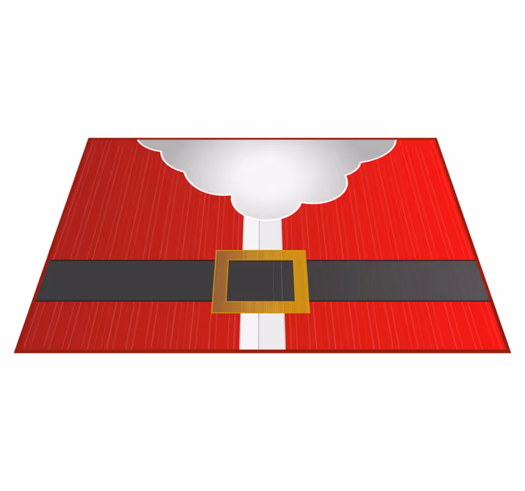 Set de table Vêtement du père Noël - TenStickers