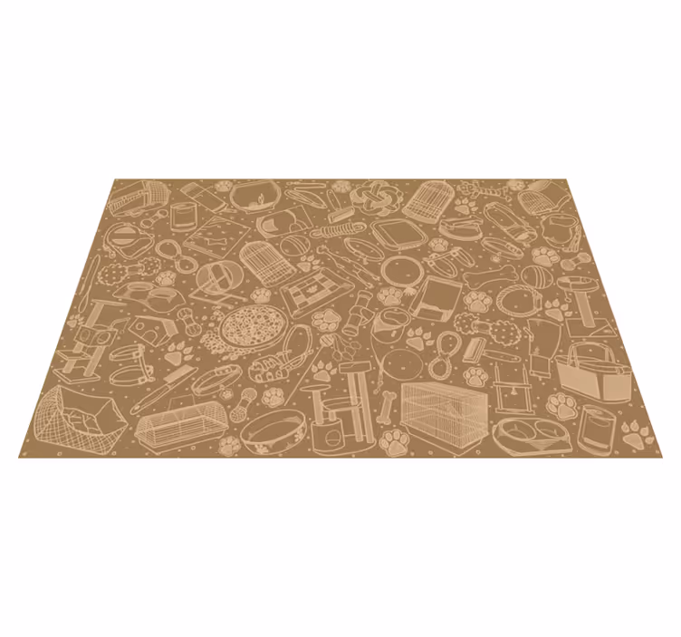Set de table avec divers motifs liés aux animaux - TenStickers