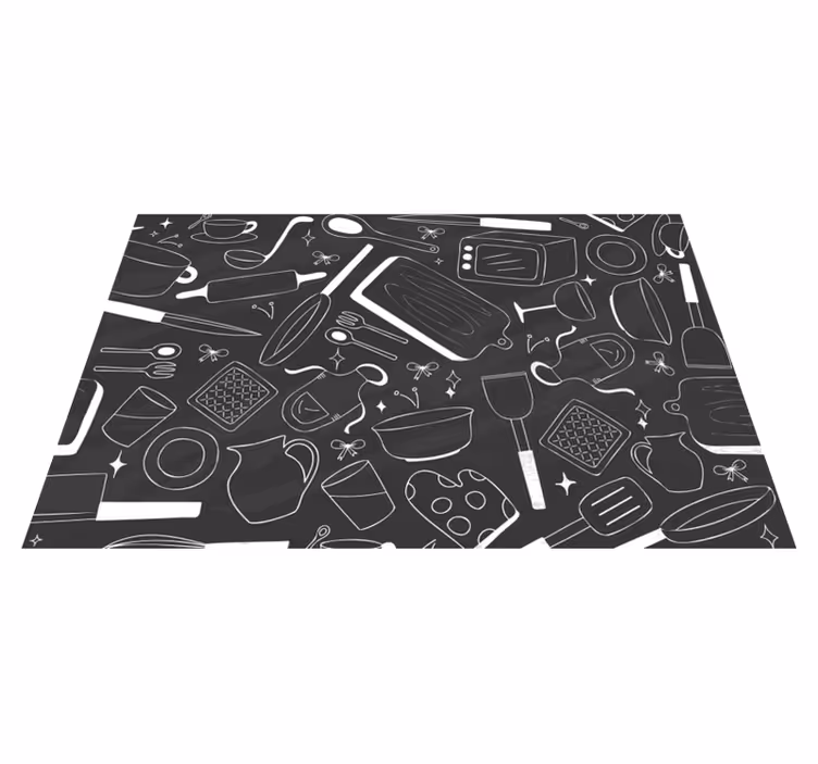 Set de table Ustensiles de cuisine - TenStickers
