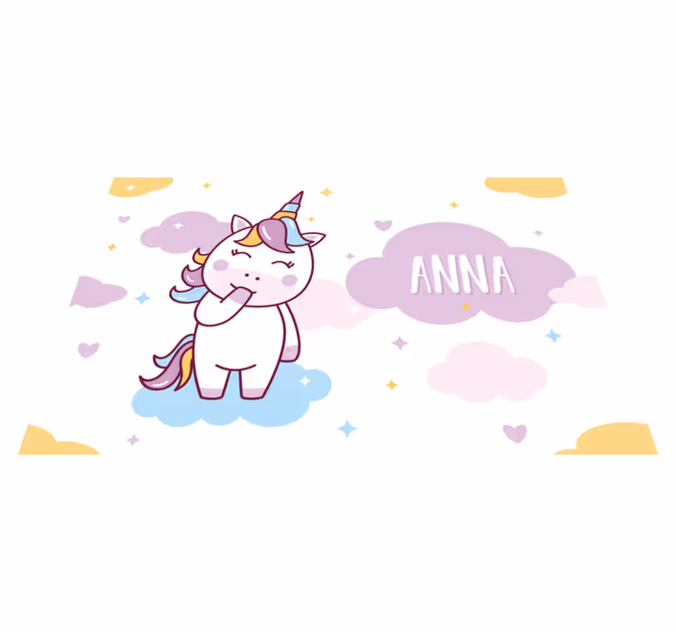 Set de table Licorne personnalisable - TenStickers