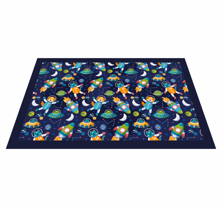 Set de table Animaux dans l'espace - TenStickers