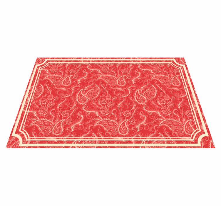 Set de table arrière-plan floral inspiré - TenStickers