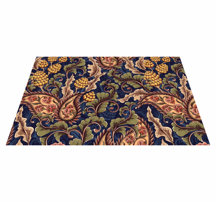Set de table original motif art floral - TenStickers