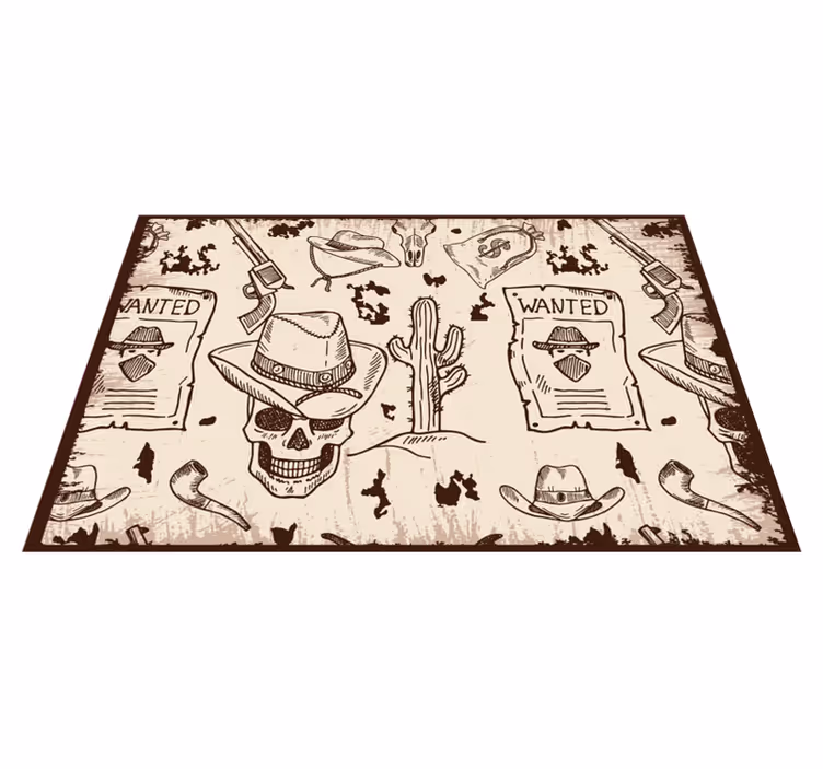 Set de table Éléments liés aux cow-boys - TenStickers