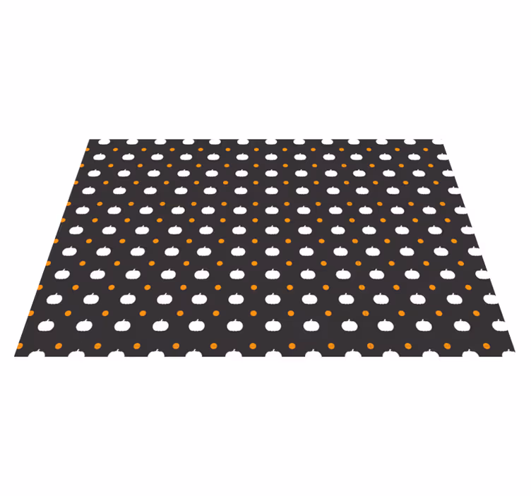 Set de table citrouille et pois - TenStickers