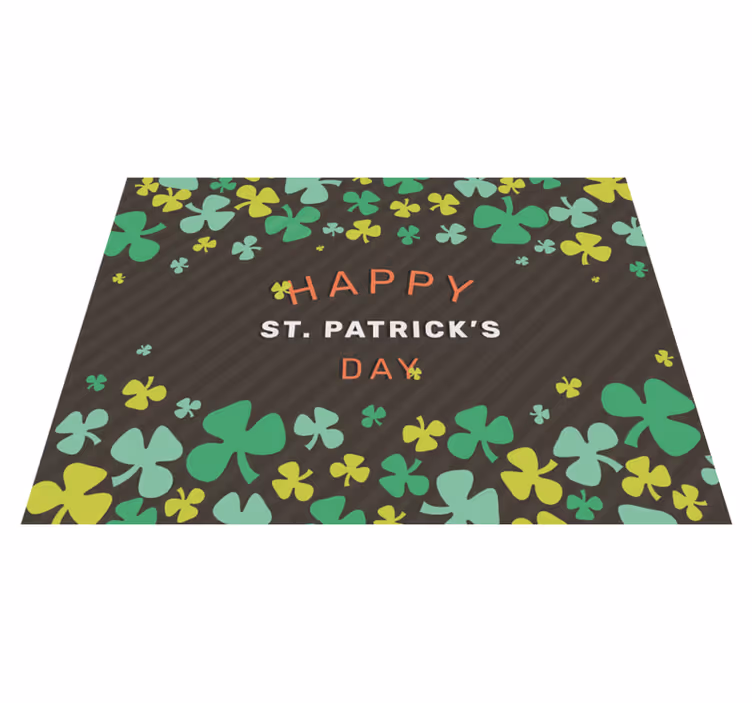 set de table original Joyeuse saint patrick - TenStickers