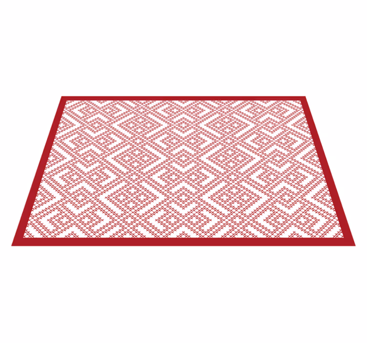 Set de table texture à motif géométrique - TenStickers