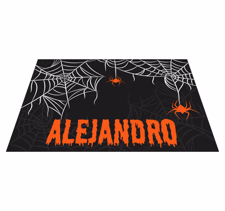 Set de table halloween filets d'araignées effrayants - TenStickers