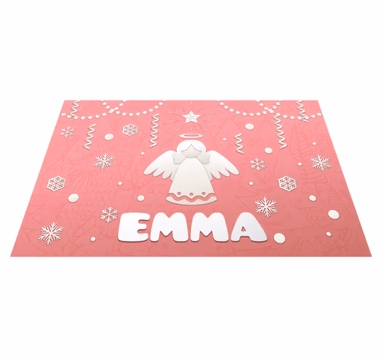 Set de table noël thème ange festif - TenStickers