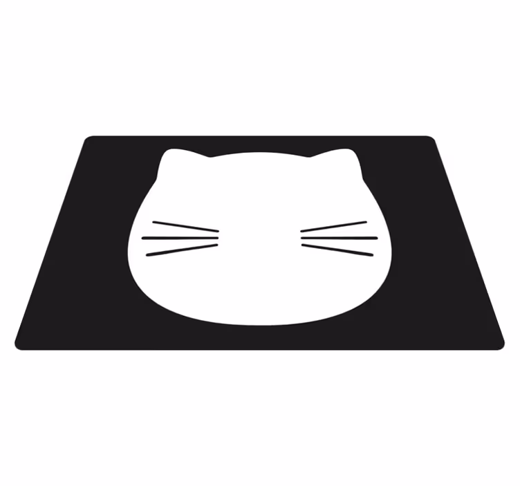 Set de table original en forme de tête de chat - TenStickers