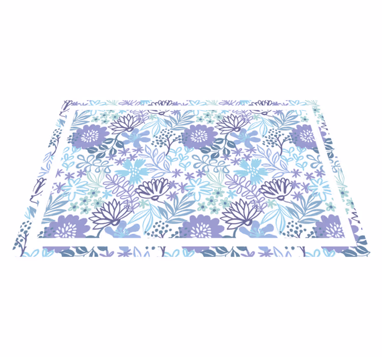 Set de table original surface texturée florale - TenStickers