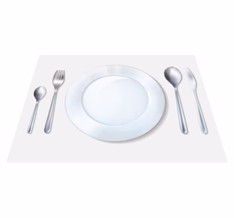 Set de table moderne élégante - TenStickers