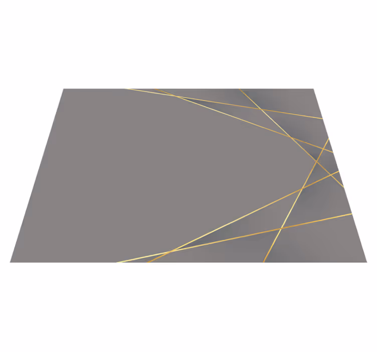 Set de table design elegant Formes géométriques de ton gris - TenStickers