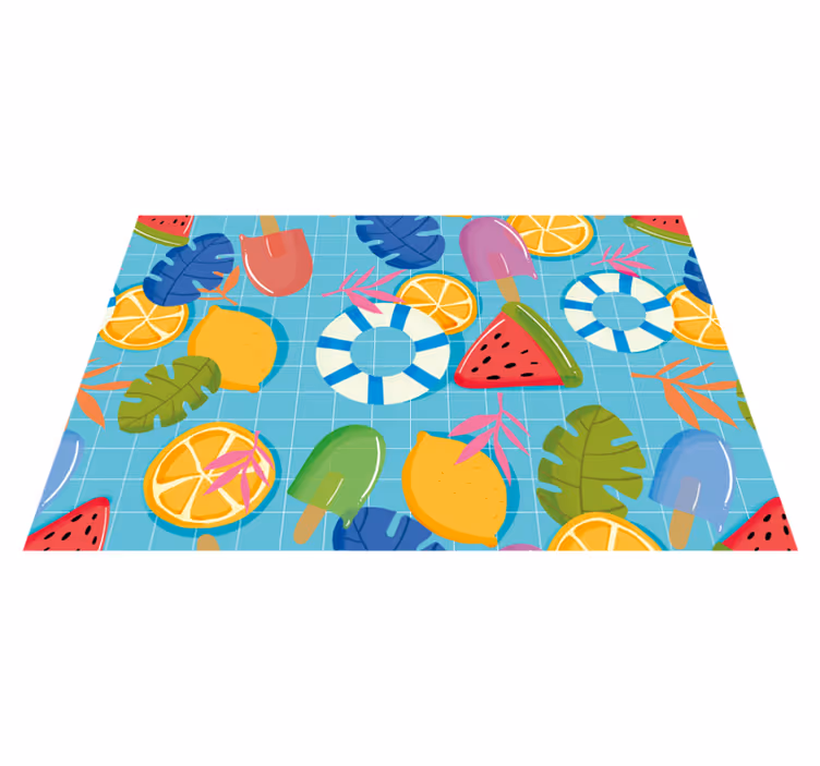 Set de table enfant fruits et glaces - TenStickers