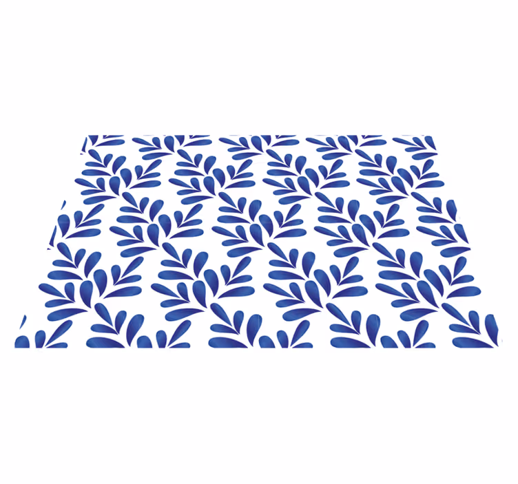 Set de table design elegant Porcelaine bleue - TenStickers