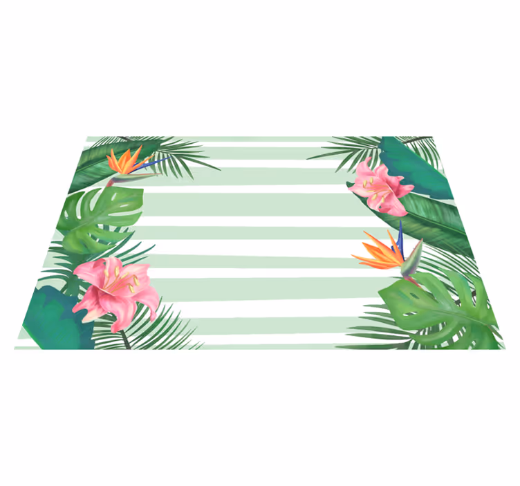 Set de table original feuille tropicale - TenStickers