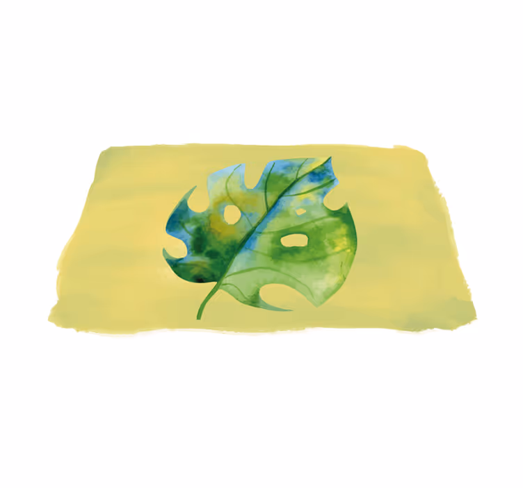 Set de table original design feuille monstera - TenStickers