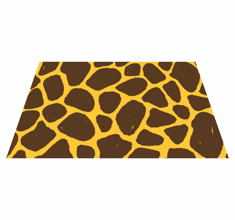 Set de table design bois Impression de girafe - TenStickers