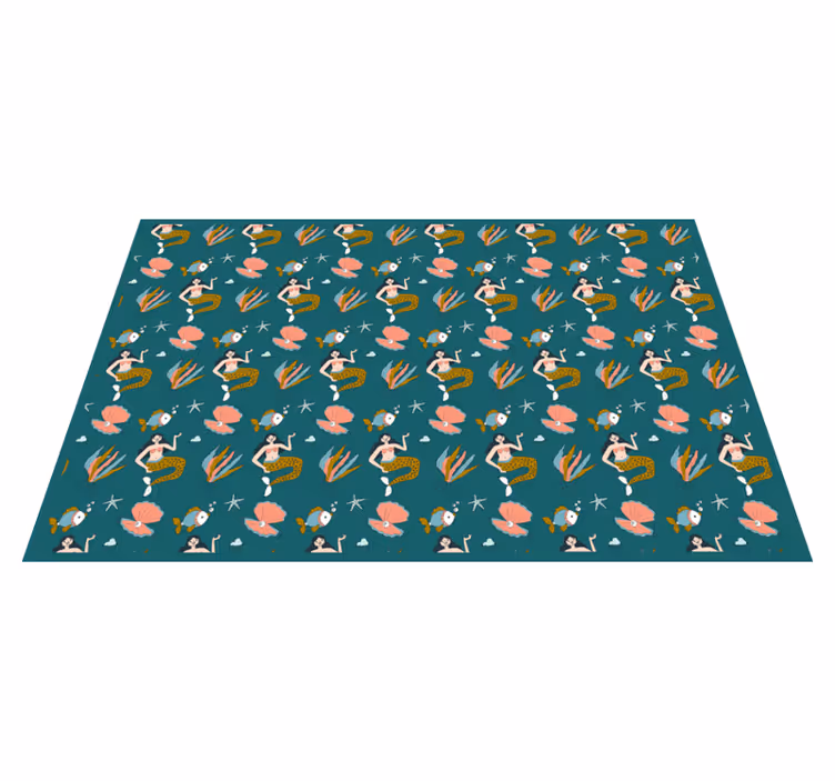 Set de table enfant motif coquillages de sirène - TenStickers