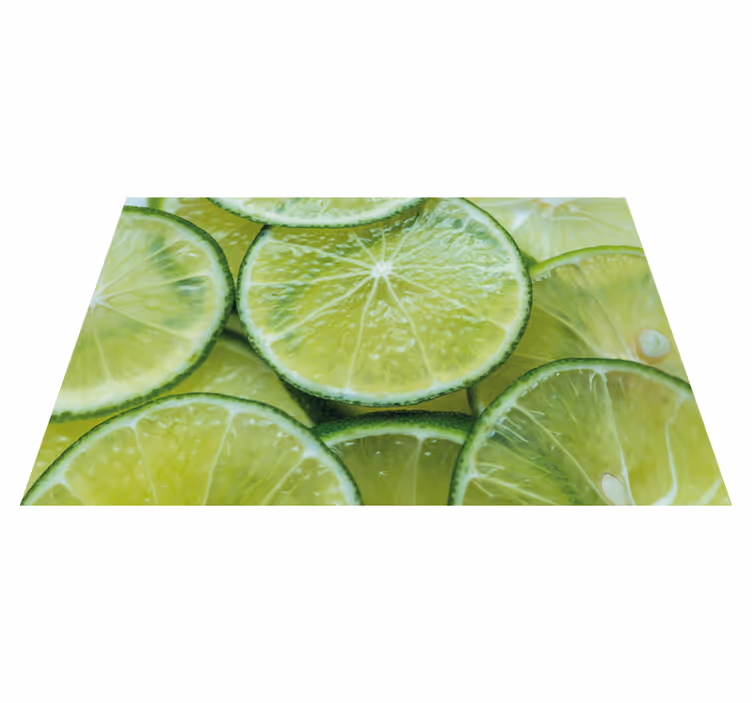 Set de table pour maison Tranches de citron vert - TenStickers