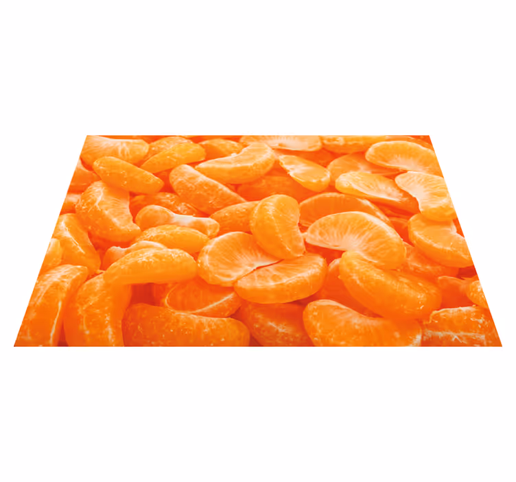 Set de table maison composition de fruits citriques - TenStickers