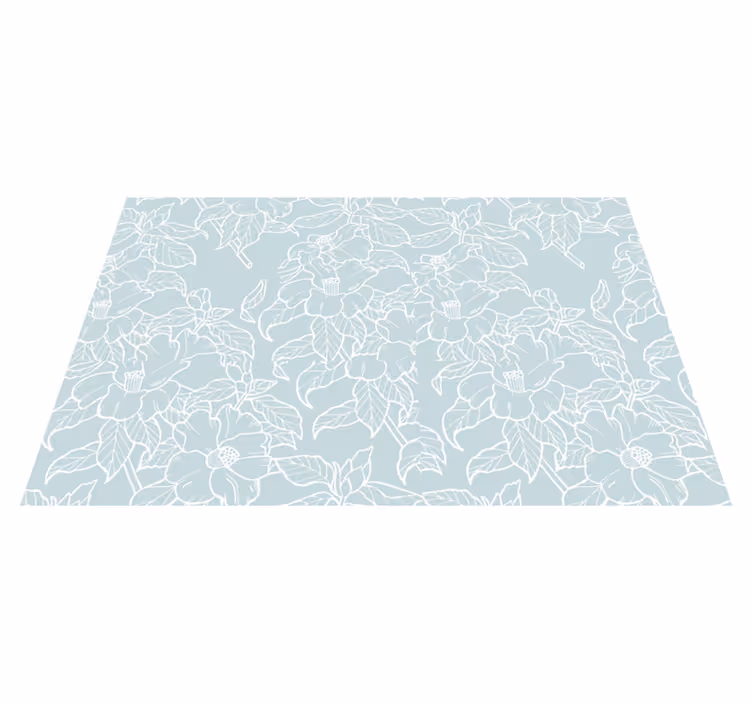 Set de table imprimé floral - TenStickers