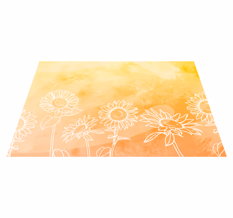 Set de table moderne Tournesol - TenStickers