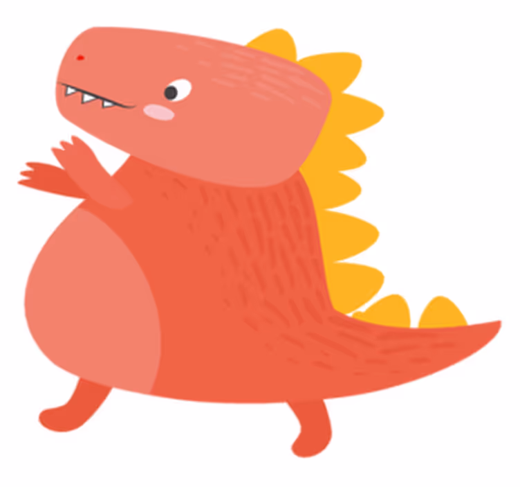 Set de table enfant personnage dinosaure mignon - TenStickers