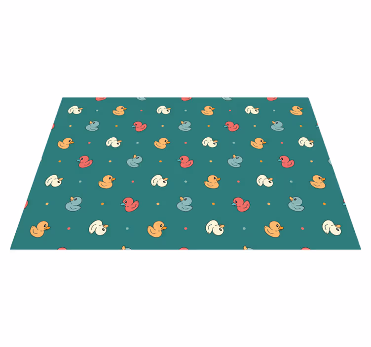 Set de table moderne Canards en caoutchouc multicolores - TenStickers