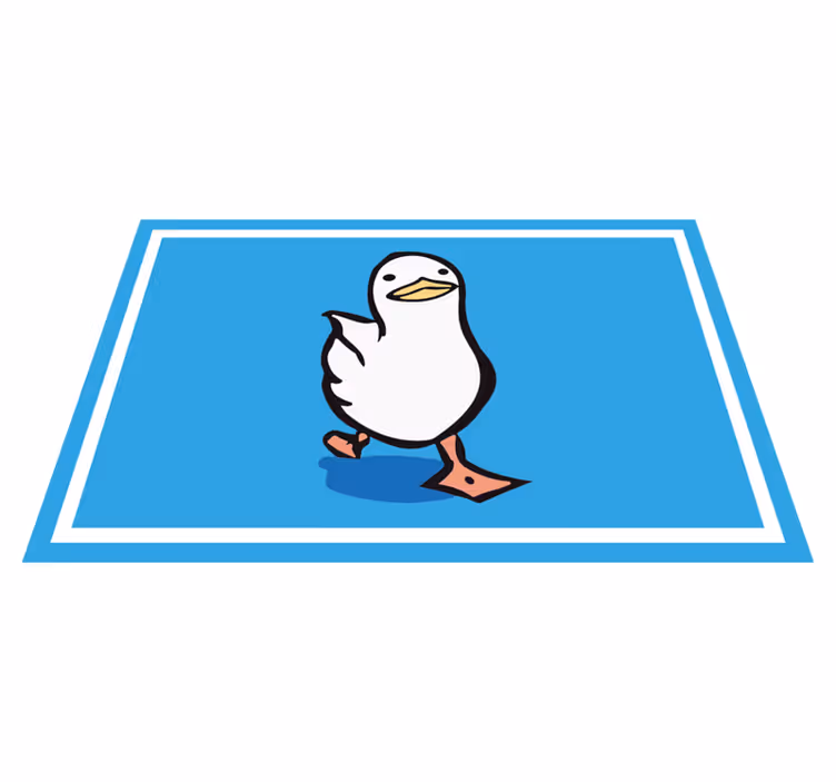 Set de table enfant canard en dessin animé - TenStickers
