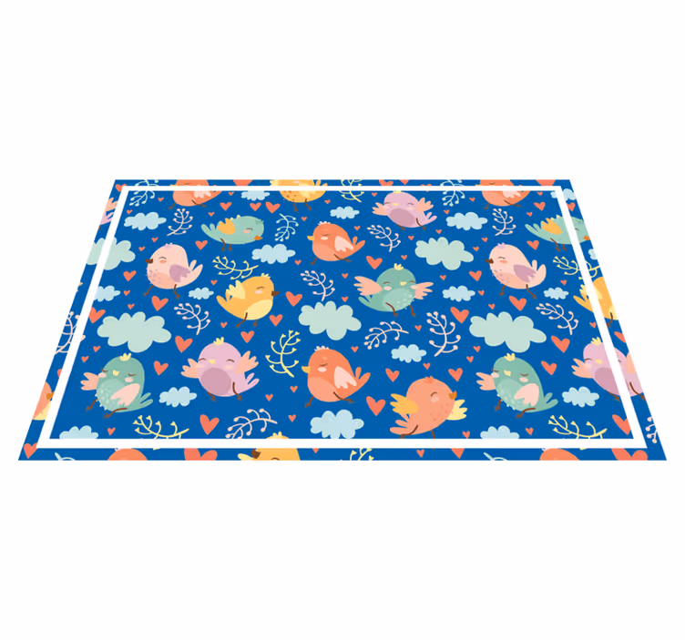 Set de table enfant motifs d'oiseaux colorés - TenStickers