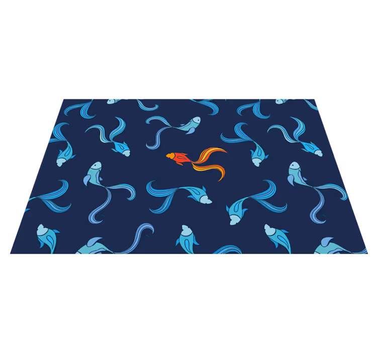 Set de table original motif poisson vibrant - TenStickers